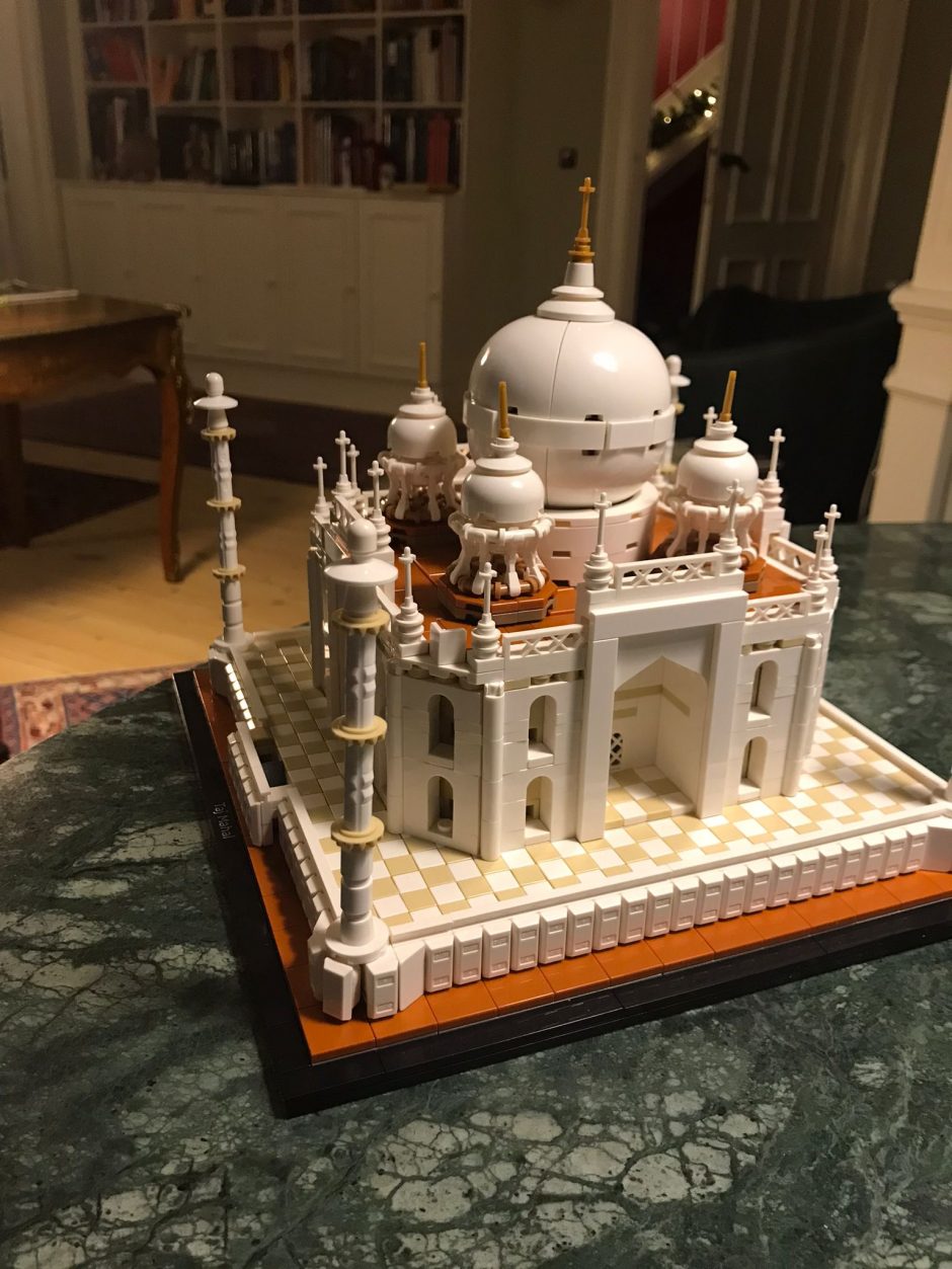 Taj Mahal build in LEGO